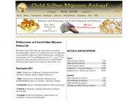 gold-silber-muenzen-ankauf.de Webseite Vorschau