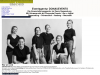 donauevents.com Webseite Vorschau