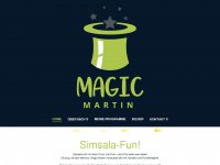 magicmartin.de Webseite Vorschau