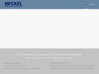 meckel-architekten.de Webseite Vorschau