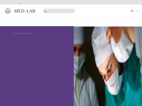 med-lab.at Webseite Vorschau