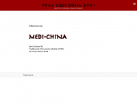 medi-china.ch Webseite Vorschau