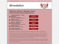 mediation-verband.de Webseite Vorschau