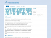 medical-education.at Webseite Vorschau