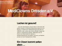 mediclowns-dresden.de Webseite Vorschau
