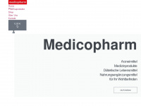 medicopharm.at Webseite Vorschau
