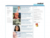 medicus-comm.at Webseite Vorschau