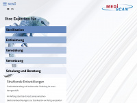 mediscan.at Webseite Vorschau