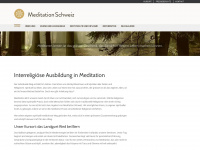 meditationschweiz.ch Webseite Vorschau