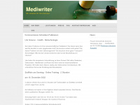 mediwriter.de Webseite Vorschau