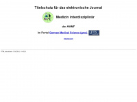 medizin-interdisziplinaer.de Webseite Vorschau