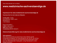 medizinische-sachverstaendige.de Webseite Vorschau