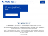 medreha-dessau.de Webseite Vorschau