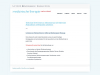 medtherapie.ch Webseite Vorschau