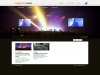 megaphone-audio.ch Webseite Vorschau