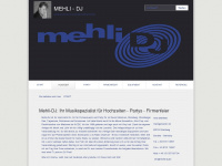 mehli-dj.de Webseite Vorschau