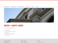 meier-marti.ch Webseite Vorschau