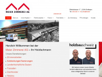meier-zimmerei.ch Webseite Vorschau