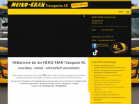 meiko-kran.ch Webseite Vorschau