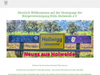 holweide-bv.de Webseite Vorschau