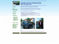 chauffeur-service-ruck.de Webseite Vorschau