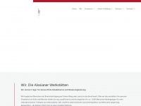 alexianer-werkstaetten.de Webseite Vorschau