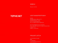 tophie.net Webseite Vorschau