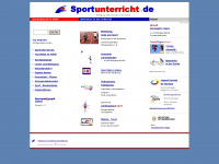 sportunterricht.de Webseite Vorschau