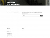 meincke-architekt.de Webseite Vorschau