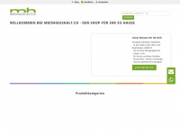 meinhaushalt.ch Webseite Vorschau