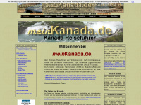 meinkanada.de Webseite Vorschau