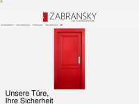zabransky.at Webseite Vorschau