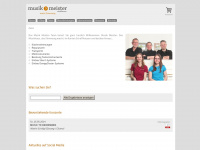 musikmeister.ch Webseite Vorschau