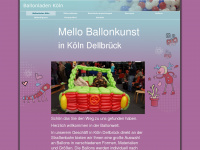 mello-balloon.de Webseite Vorschau