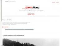 memoireregionale.ch Webseite Vorschau