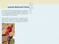 memorialflavia.ch Webseite Vorschau