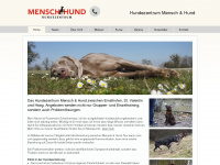 mensch-hund.at Webseite Vorschau