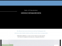 menschenundmedien.at Webseite Vorschau