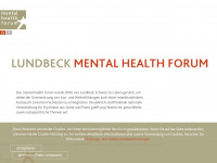 mentalhealthforum.ch Webseite Vorschau