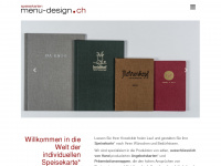 menu-design.ch Webseite Vorschau