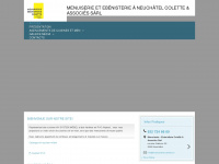 menuiserie-colette.ch Webseite Vorschau