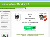 menzl.at Webseite Vorschau