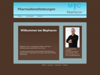 mephacon.de Webseite Vorschau