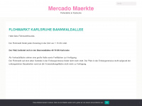 mercado-maerkte.de Webseite Vorschau