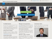 mergers-n-acquisitions.de Webseite Vorschau