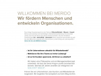 merido.ch Webseite Vorschau