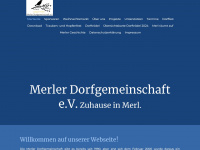 merlerdorfgemeinschaft.de Webseite Vorschau