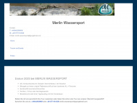 merlin-wassersport.de Webseite Vorschau