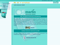 merlinelectronic.de Webseite Vorschau
