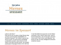mernes.de Webseite Vorschau
